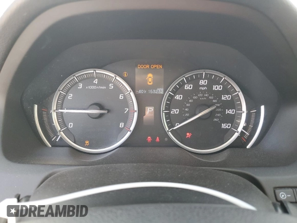 2015 Acura TLX V6 with VIN 19UUB2F38FA010465, listed as a Copart auction lot 49511815 with 153,232 mi miles and Salvage Title. Bid and sale history available at carsss.com. Image 9.