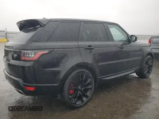 2022 Land Rover Range Rover Sport HST with VIN SALWS2RU4NA228390, listed as a Copart auction lot 86170324 with 32,028 mi miles and Salvage Title. Bid and sale history available at carsss.com. Image 3.