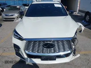 2023 Infiniti QX55 Essential with VIN 3PCAJ5KR5PF106742, listed as a IAAI auction lot 41599422 with 28,517 mi miles and . Bid and sale history available at DreamBid. Image 12.