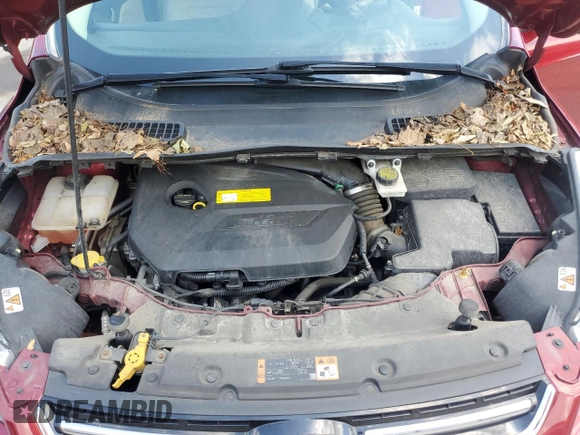 2015 Ford Escape Titanium with VIN 1FMCU0JX8FUC03874, listed as a Copart auction lot 61259665 with 98,933 mi miles and Salvage title. Bid and sale history available at DreamBid. Image 12.