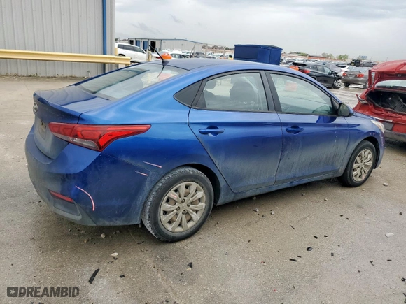 2019 Hyundai Accent SE with VIN 3KPC24A38KE077457, listed as a Copart auction lot 50629945 with 155,994 mi miles and Salvage Title. Bid and sale history available at carsss.com. Image 3.