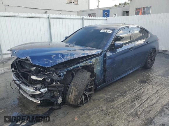 2021 BMW 5 Series 540i with VIN WBA53BJ09MCF41902, listed as a Copart auction lot 42562425 with 71,719 mi miles and Clean Title. Bid and sale history available at DreamBid. Image 1.