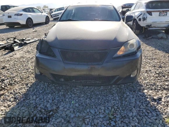 2007 Lexus IS 350 with VIN JTHBE262372007939, listed as a Copart auction lot 61775925 with 146,064 mi miles and Salvage title. Bid and sale history available at DreamBid. Image 5.