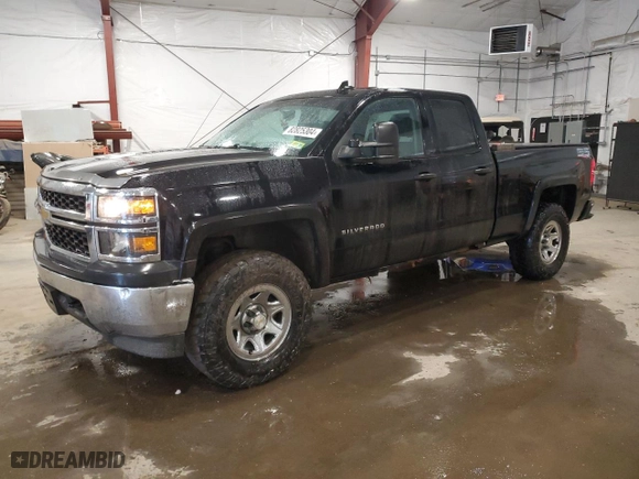 2015 Chevrolet Silverado 1500 Work Truck with VIN 1GCVKPEH2FZ158125, listed as a Copart auction lot 82825304 with 134,116 mi miles and Salvage Title. Bid and sale history available at carsss.com. Image 1.