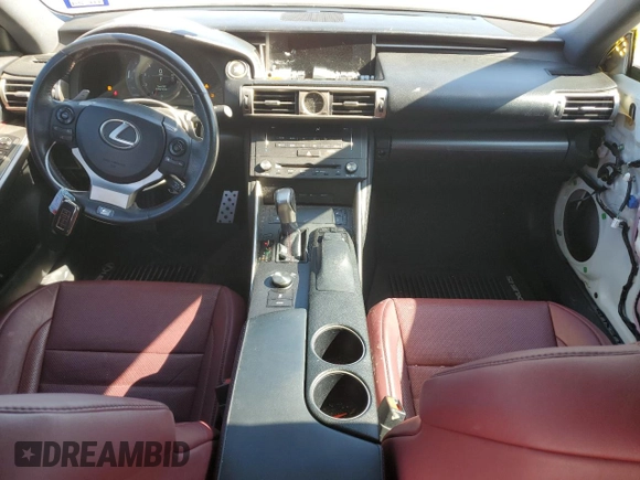 2015 Lexus IS 350 with VIN JTHCE1D21F5009056, listed as a Copart auction lot 80778364 with 81,496 mi miles and Salvage Title. Bid and sale history available at carsss.com. Image 8.