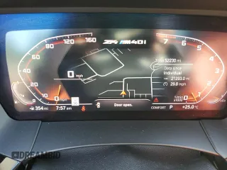 2020 BMW Z4 sDriveM40i z VIN WBAHF9C00LWW76934, wystawiony jako Copart lot #55810755 z przebiegiem 52 230 mil mil oraz Szkody całkowita. Historia ofert i sprzedaży dostępna na DreamBid. Obrazek 9.