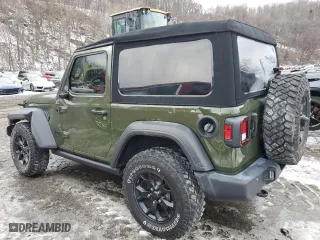 2020 Jeep Wrangler Sport S with VIN 1C4GJXAG8LW285550, listed as a Copart auction lot 46400075 with 24,388 mi miles and Salvage Title. Bid and sale history available at carsss.com. Image 2.