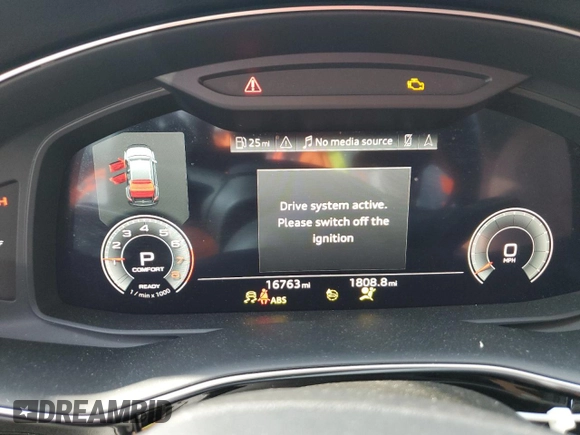 2023 Audi Q8 Premium Plus with VIN WA1BVBF18PD013694, listed as a Copart auction lot 76397744 with 16,763 mi miles and Salvage title. Bid and sale history available at DreamBid. Image 9.
