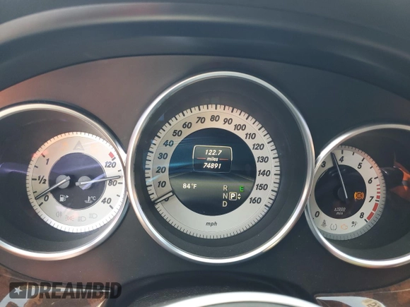 2014 Mercedes-Benz CLS 550 with VIN WDDLJ7DB7EA122036, listed as a Copart auction lot 59029795 with 74,891 mi miles and Salvage title. Bid and sale history available at DreamBid. Image 9.