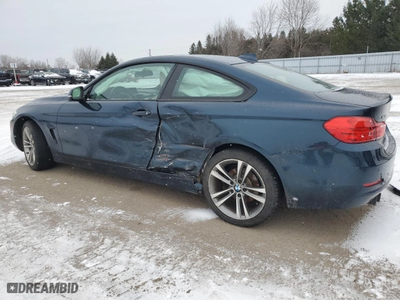 2017 BMW 4 Series 430i xDrive with VIN WBA4R9C55HK878586, listed as a Copart auction lot 85277954 with 0 mi miles and Clean Title. Bid and sale history available at carsss.com. Image 2.