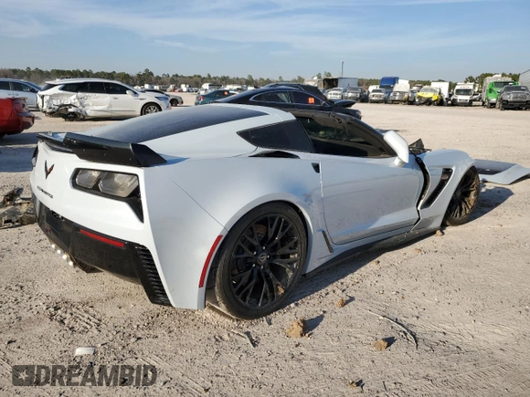 2019 Chevrolet Corvette Z06 3LZ with VIN 1G1YU2D68K5602581, listed as a Copart auction lot 41882004 with 12,949 mi miles. Bid and sale history available at carsss.com. Image 3.