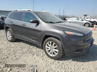 2014 Jeep Cherokee Limited with VIN 1C4PJMDS2EW215155, listed as a Copart auction lot 48655535 with 140,605 mi miles and Salvage Title. Bid and sale history available at carsss.com. Image 4.