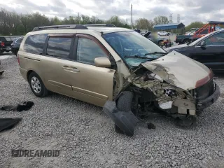 2008 Kia Sedona LX with VIN KNDMB233086221992, listed as a Copart auction lot 51444395 with 126,480 mi miles and Salvage Title. Bid and sale history available at carsss.com. Image 4.