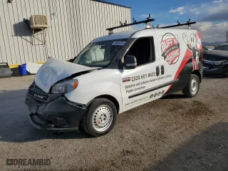 2020 Ram ProMaster City Cargo Van Tradesman with VIN ZFBHRFAB6L6P34013, listed as a Copart auction lot 82695384 with 0 mi miles and Salvage Title. Bid and sale history available at carsss.com. Image 1.
