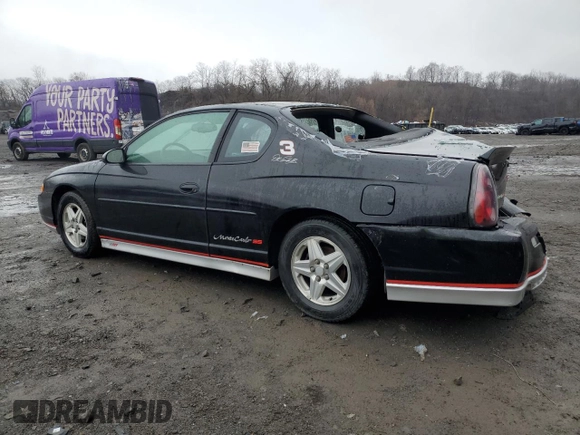 2002 Chevrolet Monte Carlo SS z VIN 2G1WX15K129204748, wystawiony jako Copart lot #49272365 z przebiegiem 103 217 mil mil oraz Szkody całkowita. Historia ofert i sprzedaży dostępna na DreamBid. Obrazek 2.