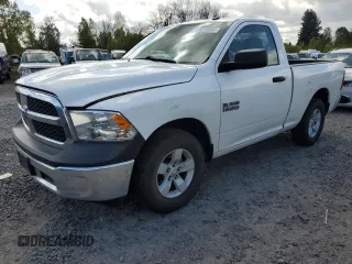 2017 Ram 1500 Tradesman with VIN 3C6JR6AGXHG791676, listed as a Copart auction lot 53819005 with 106,270 mi miles and Salvage title. Bid and sale history available at DreamBid. Image 1.