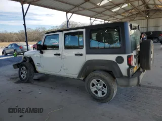 2016 Jeep Wrangler Unlimited Sport RHD with VIN 1C4BJWKG7GL312375, listed as a Copart auction lot 47437615 with 211,074 mi miles and Salvage title. Bid and sale history available at DreamBid. Image 2.