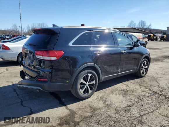 2017 Kia Sorento EX with VIN 5XYPHDA13HG324622, listed as a Copart auction lot 47050125 with 117,694 mi miles and Salvage Title. Bid and sale history available at carsss.com. Image 3.
