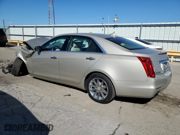 2015 Cadillac CTS Luxury RWD with VIN 1G6AR5SX5F0114623, listed as a Copart auction lot 74151004 with 66,741 mi miles and Salvage Title. Bid and sale history available at DreamBid. Image 2.