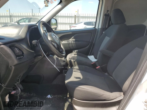 2020 Ram ProMaster City Cargo Tradesman with VIN ZFBHRFAB5L6P29854, listed as a Copart auction lot 68680784 with 66,412 mi miles and Salvage Title. Bid and sale history available at DreamBid. Image 7.