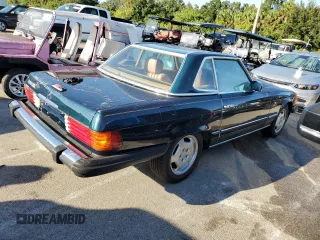 1984 Mercedes-Benz 380 with VIN WDBBA45A1EA014813, listed as a Copart auction lot 75331594 with 189,833 mi miles and Salvage Title. Bid and sale history available at carsss.com. Image 3.