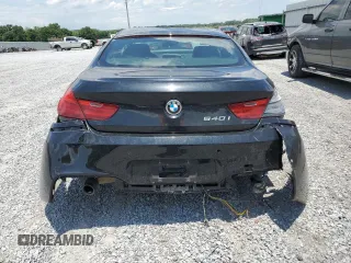 2016 BMW 6 Series 640i with VIN WBA6D0C56GD927512, listed as a Copart auction lot 57964824 with 0 mi miles and Salvage Title. Bid and sale history available at carsss.com. Image 6.