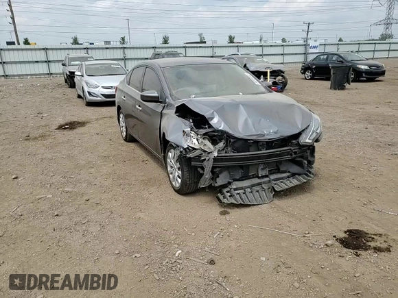 2017 Nissan Sentra S with VIN 3N1AB7AP1HY368467, listed as a Copart auction lot 56880555 with 48,024 mi miles and Salvage title. Bid and sale history available at DreamBid. Image 14.