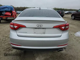 2015 Hyundai Sonata SE with VIN 5NPE24AF8FH154719, listed as a Copart auction lot 52802045 with 106,257 mi miles and Salvage Title. Bid and sale history available at DreamBid. Image 6.