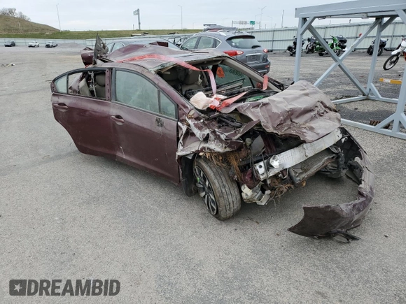 2015 Honda Civic EX-L with VIN 2HGFB2F91FH508909, listed as a Copart auction lot 54889935 with Not Provided miles and Non Repairable. Bid and sale history available at DreamBid. Image 4.