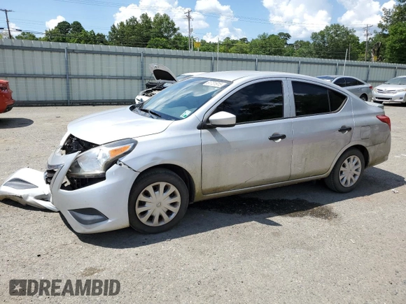 2017 Nissan Versa SV with VIN 3N1CN7AP5HL896798, listed as a Copart auction lot 61731915 with 142,229 mi miles and Salvage title. Bid and sale history available at DreamBid. Image 1.