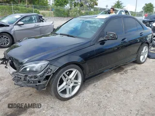 2009 Mercedes-Benz C-Class 3.5L Sport with VIN WDDGF56X89R046740, listed as a IAAI auction lot 41931300 with 150,627 mi miles. Bid and sale history available at carsss.com. Image 2.