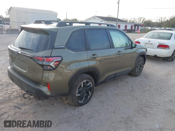 2025 Subaru Forester Limited z VIN JF2SLDRC1SH484884, wystawiony jako IAAI lot #41590511 z przebiegiem 4 933 mil mil oraz . Historia ofert i sprzedaży dostępna na DreamBid. Obrazek 4.