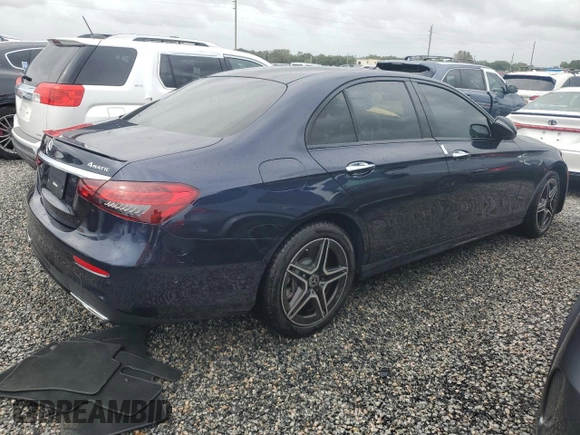 2023 Mercedes-Benz E 450 with VIN W1KZF5KB9PB151862, listed as a Copart auction lot 74305054 with Not Provided miles and Salvage Title. Bid and sale history available at DreamBid. Image 3.