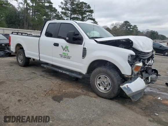 2020 Ford F-250 XL with VIN 1FT7X2A6XLEC11173, listed as a Copart auction lot 45699015 with 245,520 mi miles and Salvage title. Bid and sale history available at DreamBid. Image 4.
