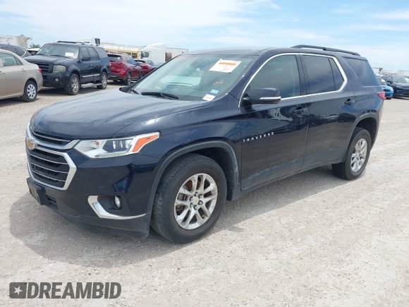 2020 Chevrolet Traverse LT Cloth z VIN 1GNERGKW3LJ151698, wystawiony jako IAAI lot #42016109 z przebiegiem 61 084 mil mil oraz . Historia ofert i sprzedaży dostępna na DreamBid. Obrazek 2.