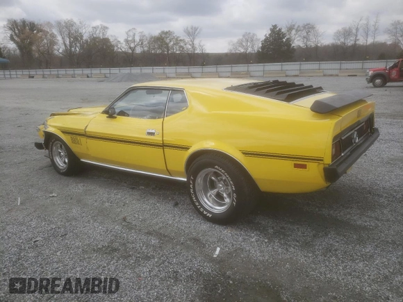 1972 Ford Mustang z VIN 2F02F158865, wystawiony jako Copart lot #50401105 z przebiegiem 5 738 mil mil oraz Szkoda całkowita • Salvage title. Historia ofert i sprzedaży dostępna na DreamBid. Obrazek 2.