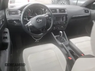 2015 Volkswagen Jetta Sport with VIN 3VWD17AJ1FM325015, listed as a Copart auction lot 46241915 with 54,785 mi miles and Salvage title. Bid and sale history available at DreamBid. Image 8.