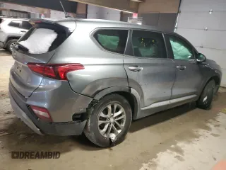 2019 Hyundai Santa Fe SE with VIN 5NMS23AD0KH079064, listed as a Copart auction lot 45982265 with 72,184 mi miles and Salvage Title. Bid and sale history available at DreamBid. Image 3.