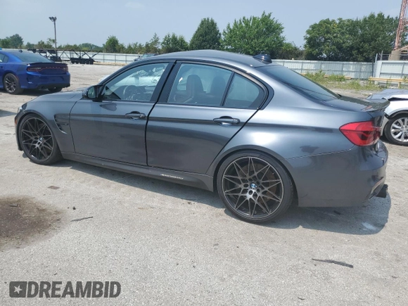 2018 BMW M3 with VIN WBS8M9C50J5J78894, listed as a Copart auction lot 64039565 with 76,308 mi miles and Clean title. Bid and sale history available at DreamBid. Image 2.