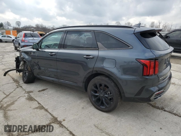 2023 Kia Sorento SX Prestige with VIN 5XYRKDLF5PG201387, listed as a Copart auction lot 85784174 with 44,684 mi miles and Salvage Title. Bid and sale history available at carsss.com. Image 2.