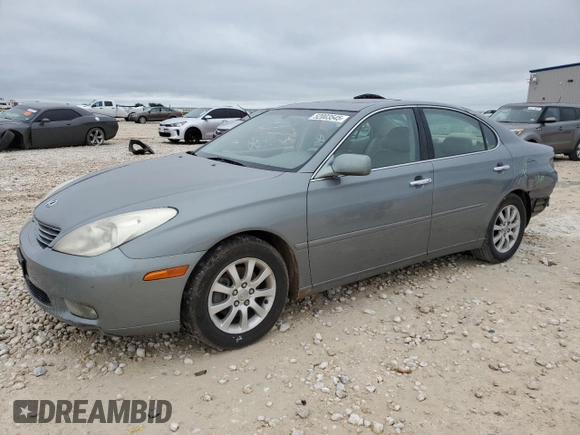 2002 Lexus ES 300 with VIN JTHBF30G925022184, listed as a Copart auction lot 52003545 with 159,943 mi miles and Salvage title. Bid and sale history available at DreamBid. Image 1.