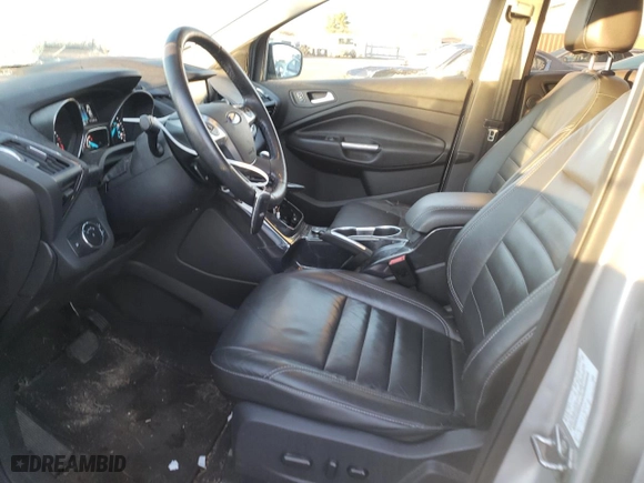 2015 Ford Escape Titanium with VIN 1FMCU9JX5FUA48446, listed as a Copart auction lot 81487874 with 73,566 mi miles and Salvage Title. Bid and sale history available at carsss.com. Image 7.
