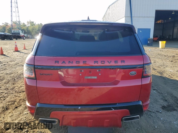 2018 Land Rover Range Rover Sport HSE Dynamic with VIN SALWV2SV8JA810934, listed as a Copart auction lot 74897114 with 58,744 mi miles and Clean Title. Bid and sale history available at carsss.com. Image 6.