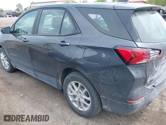 2022 Chevrolet Equinox LS with VIN 3GNAXHEVXNS213306, listed as a IAAI auction lot 42427872 with 45,527 mi miles and . Bid and sale history available at DreamBid. Image 6.