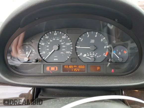 2003 BMW 3 Series 325Ci with VIN WBABN33453PG60668, listed as a Copart auction lot 42127385 with 155,189 mi miles and Salvage Title. Bid and sale history available at carsss.com. Image 9.