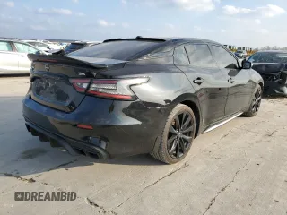 2020 Nissan Maxima SR with VIN 1N4AA6EVXLC366646, listed as a Copart auction lot 44740745 with 104,100 mi miles and Salvage Title. Bid and sale history available at DreamBid. Image 3.