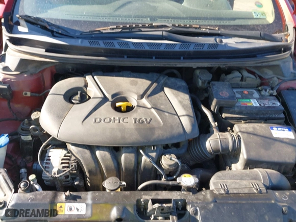 2012 Hyundai Elantra GLS with VIN KMHDH4AE3CU477283, listed as a IAAI auction lot 41701491 with 210,614 mi miles. Bid and sale history available at carsss.com. Image 10.