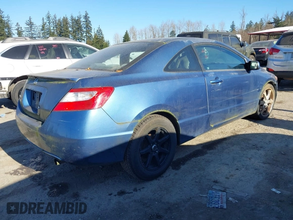 2008 Honda Civic Cpe LX with VIN 2HGFG12658H522516, listed as a IAAI auction lot 41447434 with 151,531 mi miles. Bid and sale history available at carsss.com. Image 4.
