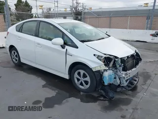 2015 Toyota Prius Four z VIN JTDKN3DU2F1915394, wystawiony jako IAAI lot #41648428 z przebiegiem 153 341 mil mil oraz . Historia ofert i sprzedaży dostępna na DreamBid. Obrazek 1.