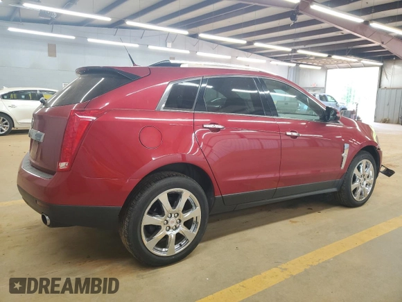2011 Cadillac SRX Performance Collection with VIN 3GYFNEEY2BS517233, listed as a Copart auction lot 53602475 with 124,880 mi miles and Salvage Title. Bid and sale history available at carsss.com. Image 3.